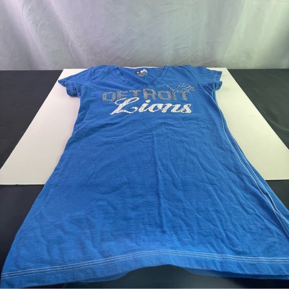 NFL Detroit Lions Team Apparel Women's Blue Shirt - Picture 3 of 9